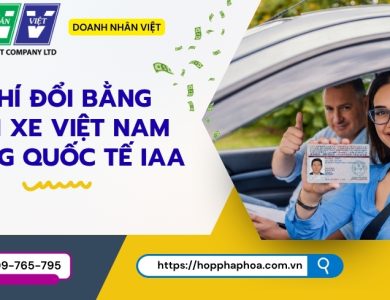Phí đổi bằng lái xe Việt Nam sang quốc tế IAA
