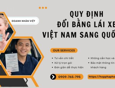 Quy định đổi bằng lái xe Việt Nam sang quốc tế
