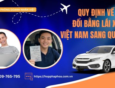 Quy định về đổi bằng lái xe Việt Nam sang quốc tế