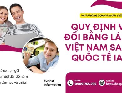 Quy định về đổi bằng lái xe Việt Nam sang quốc tế IAA