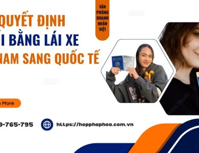 Quyết định đổi bằng lái xe Việt Nam sang quốc tế