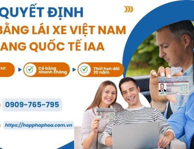 Quyết định đổi bằng lái xe Việt Nam sang quốc tế IAA