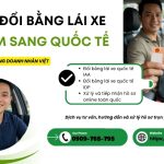 Review đổi bằng lái xe Việt Nam sang quốc tế