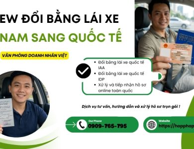 Review đổi bằng lái xe Việt Nam sang quốc tế
