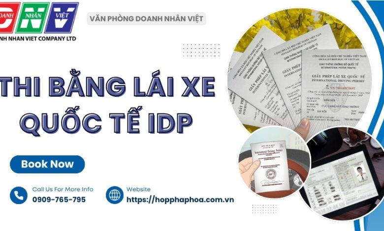 Thi bằng lái xe quốc tế IDP