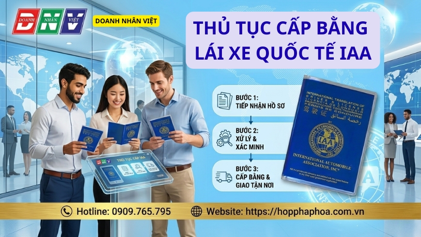 Thủ tục cấp bằng lái xe quốc tế IAA