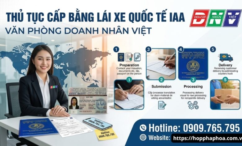 Thủ tục cấp bằng lái xe quốc tế IAA