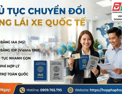 Thủ tục chuyển đổi bằng lái xe quốc tế