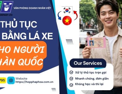 Thủ tục đổi bằng lái xe cho người hàn quốc