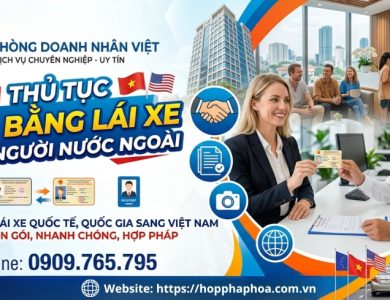 Thủ tục đổi bằng lái xe cho người nước ngoài