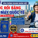 Thủ tục đổi bằng lái xe máy quốc tế