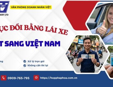 Thủ tục đổi bằng lái xe Nhật sang Việt Nam
