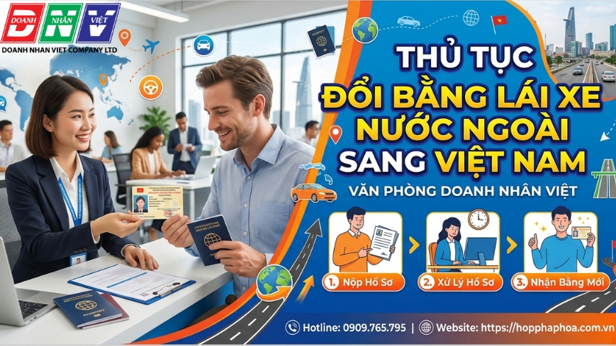 Thủ tục đổi bằng lái xe nước ngoài sang Việt Nam