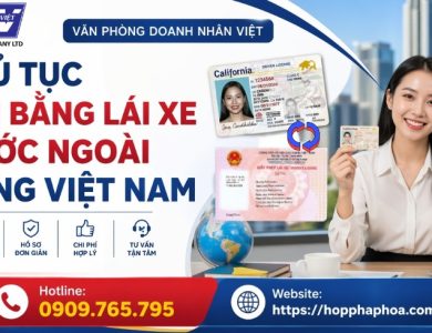 Thủ tục đổi bằng lái xe nước ngoài sang Việt Nam