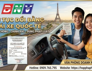 Thủ tục đổi bằng lái xe quốc tế