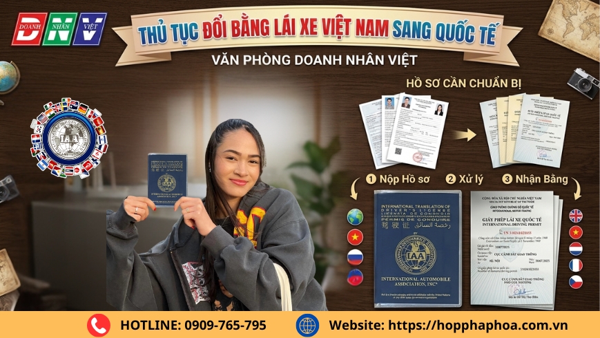 Thủ tục đổi bằng lái xe Việt Nam sang Quốc tế