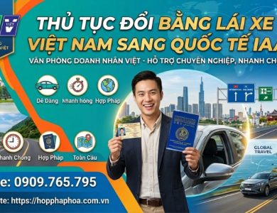 Thủ tục đổi bằng lái xe Việt Nam sang quốc tế IAA
