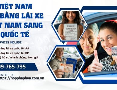 Việt Nam đổi bằng lái xe Việt Nam sang quốc tế