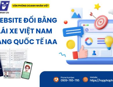 Website đổi bằng lái xe Việt Nam sang quốc tế IAA